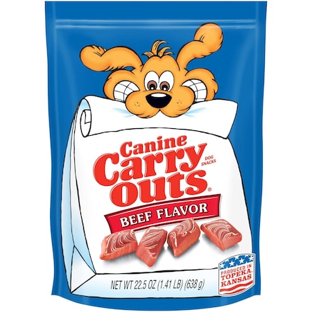 Canine Carryouts Beef Flavor Chewy Dog Treats SMU52023